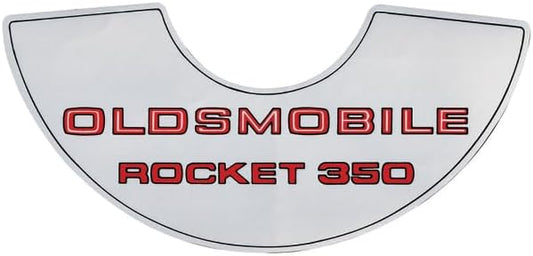 OER Rocket 350 4BBL Large Air Cleaner Decal Fits 1967-1972 Olds Cutlass and 442 by OER