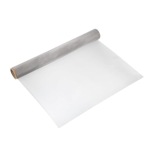 uxcell 80 Mesh 48" x 16" Woven Wire Mesh, 304 Stainless Steel Air Vent Filter by uxcell