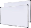 2 Pack 48" x 24" Magnetic Dry Erase Board with Removable Marker Tray| Commercial Quality Wall-Mounted Aluminum Message Presentation White Board for Office, Students & Teachers
