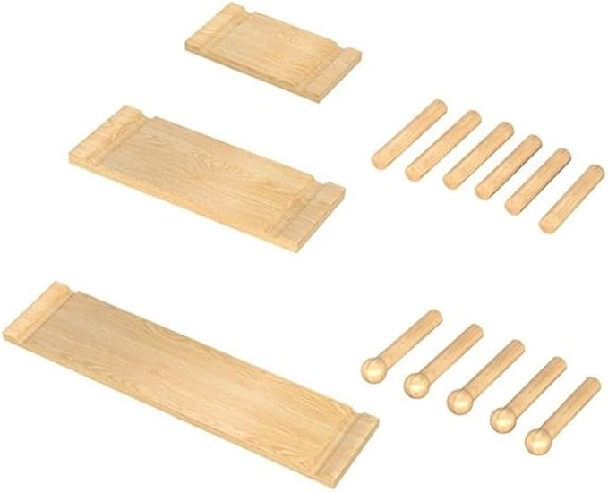 Wooden Wall Organizer for Home & Office, 15.7"x47.2" Green Perforated Display Panel, Versatile Hanging Storage for Entryway, Kitchen & Craft Room