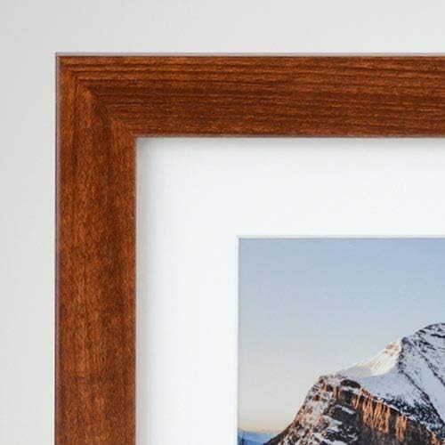 Frame It Easy 33 x 13 Russet Wood Frame (Derby)
