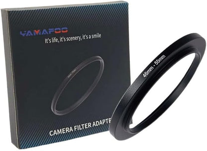 YAMAFOO 46mm to 55mm Step-Up Ring/Step Down Rings Filter Adapter by YAMAFOO