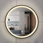 Bathroom Mirror Round Illuminated LED Light Bathroom Mirror, Wall Mounted Mirror by Unknown