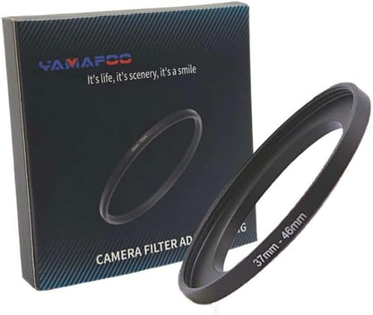 YAMAFOO 37mm to 46mm Step-Up Ring/Step Down Rings Filter Adapter by YAMAFOO