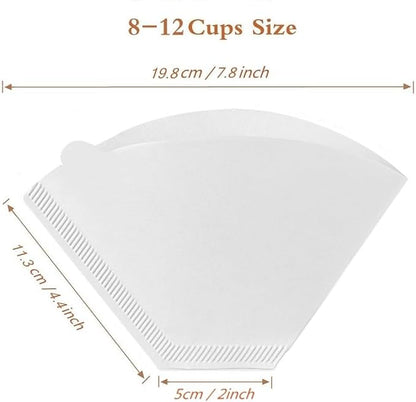 #4 White Paper Filters, Coffee Filter #4 Cone Paper Filters 8-12 Cups, - Image 6