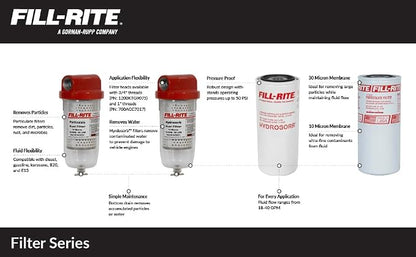 Fill-Rite F1810PM0 3/4" 18 GPM 10 Micron Particulate Spin-On Fuel Filter - Image 4