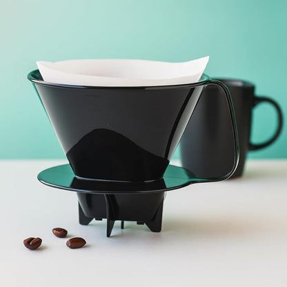 Fino Pour-Over Coffee Brewing Filter Cone, Number 4-Size, Brews 8 to 12-Cups - Image 7