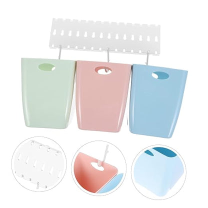 1set Wall-Mounted Sorting Trash Bin Space-Saving Recyclable Garbage Bins - Image 9
