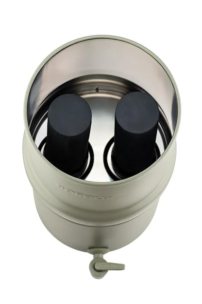 Boroux Compact Gravity-Fed Countertop Stainless Steel Water Filter System | 1.8 - Image 2