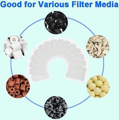 AQUANEAT Aquarium Filter Media Bags 15pcs Fish Tank Extra Fine 100 Micron Mesh - Image 5
