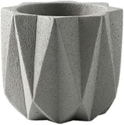 Outdoor Succulent Plantpot Cactus Plant Container Cement Flowerpot Container by Unknown