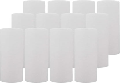 Tier1 20 Micron 10 Inch x 4.5 Inch | 12-Pack Spun Wound Polypropylene Whole by Tier1