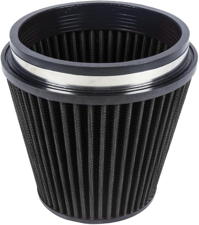 Universal 6" 152mm igh-Flow Air Filter, Reusable Cone Cold Air Intake, High - Image 2