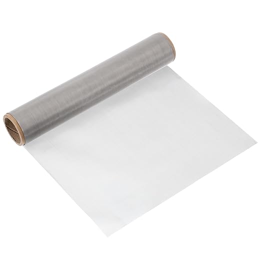 uxcell 400 Mesh 39" x 10" Woven Wire Mesh, 316 Stainless Steel Air Vent Filter by uxcell
