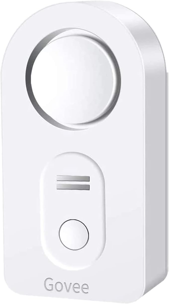Govee Water Leak Detectors 1 Pack, 100dB Adjustable Audio Alarm Sensor, Sensitive Leak and Drip Alert, for Kitchen Bathroom Basement (Cannot Connect to Wi-Fi Directly)