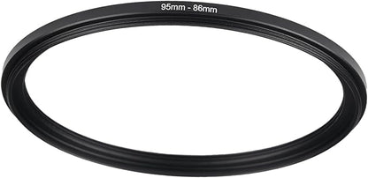 95mm to 86mm Step Up Ring Filter Adapter Black Metal Step up Adapter Rings by Unknown