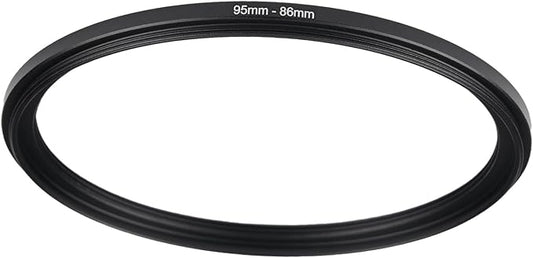 95mm to 86mm Step Up Ring Filter Adapter Black Metal Step up Adapter Rings by Unknown