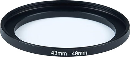 43mm to 49mm Step-Up Ring Filter Adapter - Image 2
