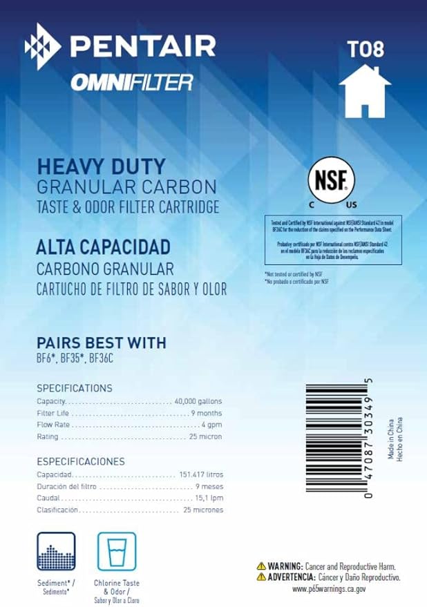 Pentair OMNIFilter TO8 Carbon Water Filter, 25 Micron - Image 5