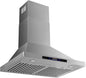 30 inch Wall Mount Range Hood Convertible Vent by VAV