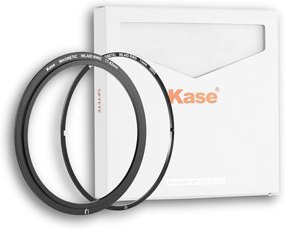Kase 58mm Magnetic Screw in Adapter Ring Kit, Brass Magnetic to Threaded Filter by KaseFilter