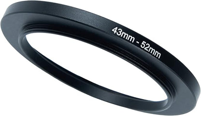 43mm to 52mm Step-Up Ring Filter Adapter by BETUYESS