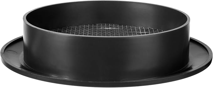 Black 4" Inch Round Ventilation Grille - Image 6