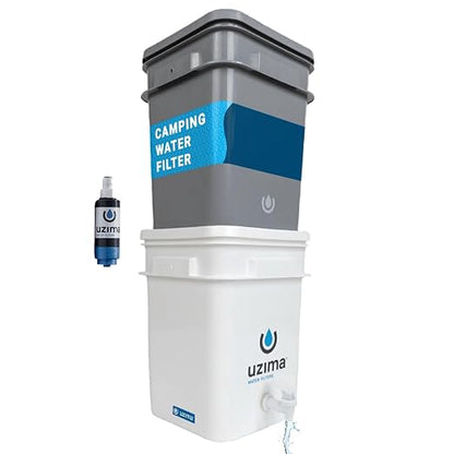 Uzima UZ-2 Camping Water Filter and Drinking Water Filter System, Portable by Uzima