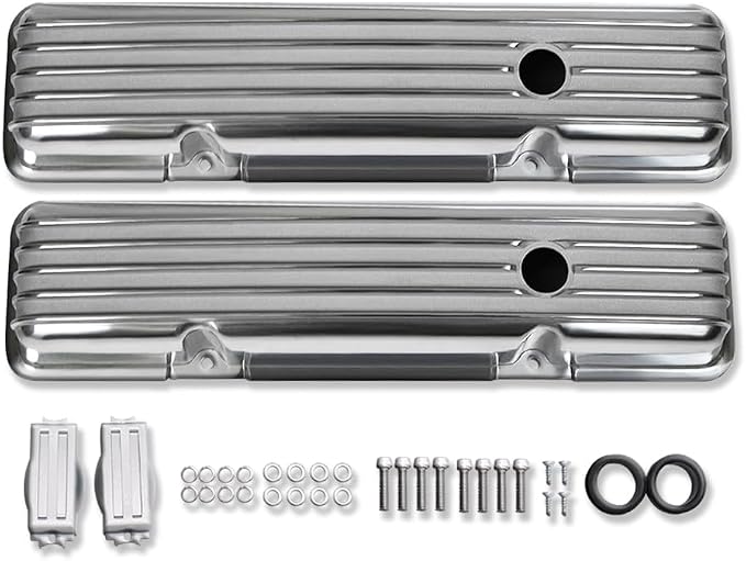 Tall Valve Covers For SBC 283 305 327 350 400 1958-1986 and 12" Oval Air - Image 2