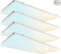 2x4 FT LED Light Flat Panel, 40/50/60W, Color Temperature Selectable 3K | 4K | 5K, Dimmable Recessed Drop Ceiling Lights, 5000/6250/7500 Lumens, Lay in Fixture for Office, 120-277V, UL DLC(4 Pack)