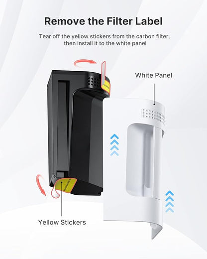 iDOO Carbon Filter, for Electric Composter for Kitchen, Smart Kitchen Composter - Image 5