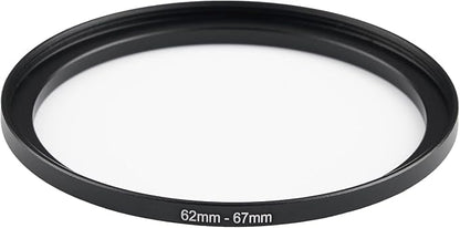 62mm Lens to 67mm Camera Lens Adapter 62mm to 67mm Step Up Ring Adapter Ring - Image 2