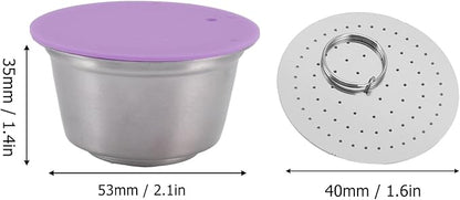 Reusable Coffee Capsule, Stainless Steel Coffee Filter Cup Set, Coffee Capsule - Image 3