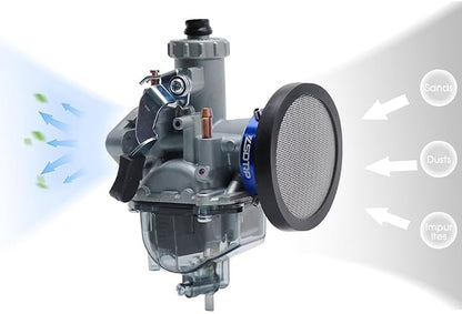 Carburetor Carb 40mm Air Filter Cleaner Velocity Stack Modified Trumpet - Image 3