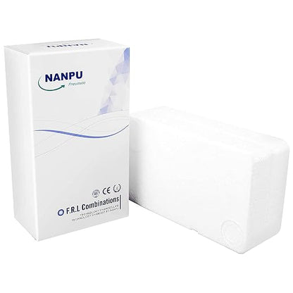 NANPU 1/4" NPT Compressed Air Filter Regulator Lubricator Combo, Water/Oil Trap - Image 7