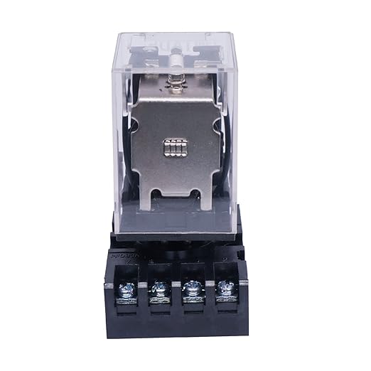 TWTADE/JTX-2C, MK2P-I DPDT Power Relay with Plug-in Terminal Socket Base, AC 24V Coil, 8 Pin 2NO 2NC