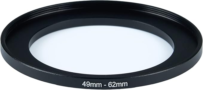 49mm Lens to 62mm Camera Lens Adapter 49mm to 62mm Step Up Ring Adapter Ring - Image 2
