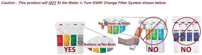 Watts Premier 1R-1Y-1B-1G RO-Pure Push Button Replacement Filter Kit - Image 5