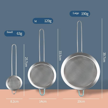 304 Stainless Steel 3.15 inch Fine Mesh Strainers - Image 6