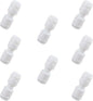 Push to Connect Fittings for Reverse Osmosis Water Filter 1/4" Equal Straight by ESHIONG