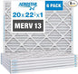 Aerostar 20x22.25x1 Air Filter MERV 13 by AirFiltersDelivered