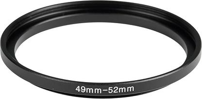 49-52mm Metal Step-Up Ring Adapter Compatible - Image 2