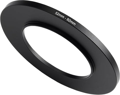 52mm to 82mm Step-Up Ring Filter Adapter, Metal Ring Step-Up Rings Adapter by BETUYESS
