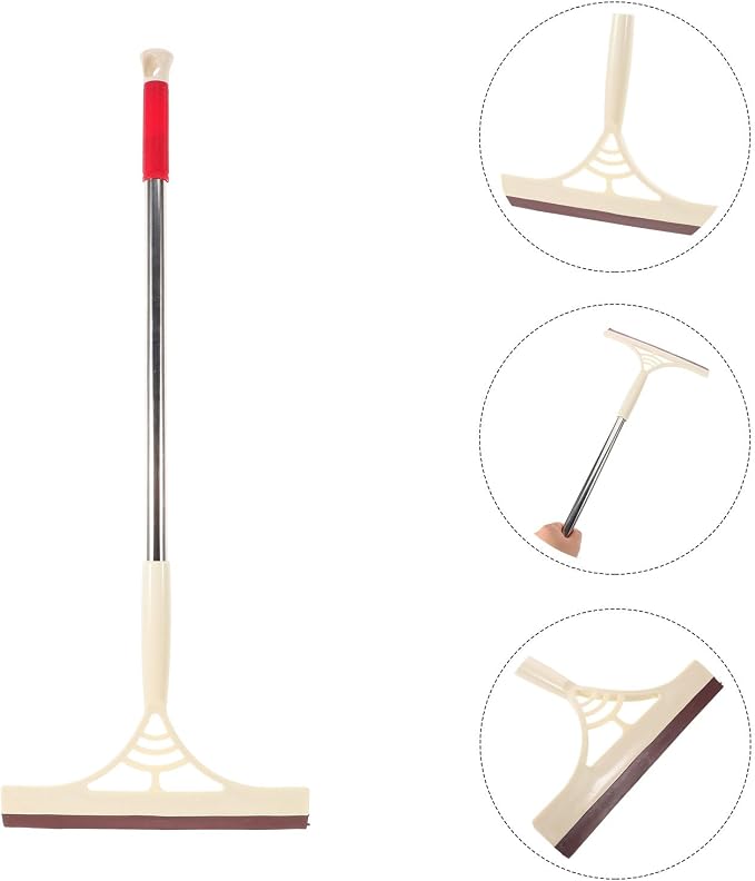 Multifunction Window Squeegee and Floor Wiper, Khaki Glass Cleaner Tool - Image 7