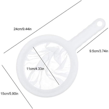Kitchen Ultra-Fine Nylon Mesh Strainer I Plastic Sieve Fine Mesh Filter Spoon - Image 8