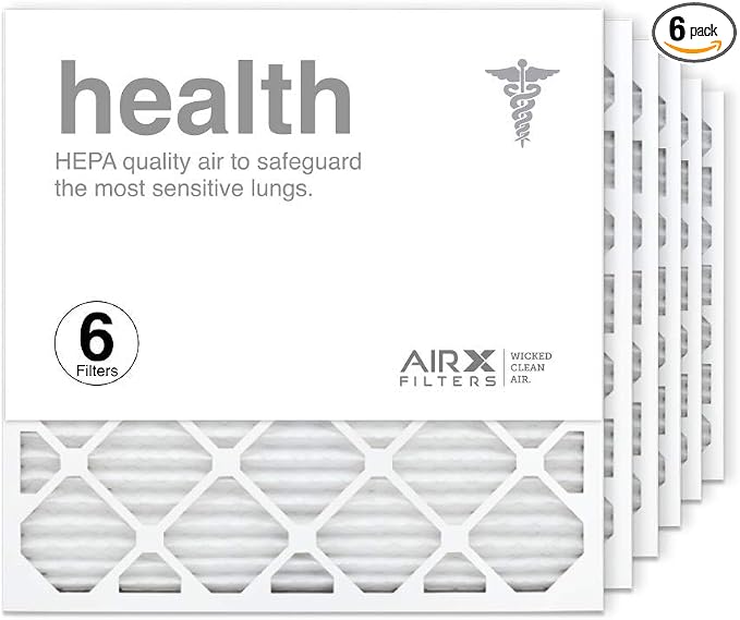 AIRX WICKED CLEAN AIR. 24x24x1 Air Filter MERV 13 Pleated HVAC AC Furnace Air by AIRXFILTERSWICKEDCLEANAIR