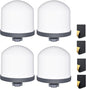 4Pack Replacement Ceramic Dome Water Filter 0.2 to 0.5 micron by YKMGON