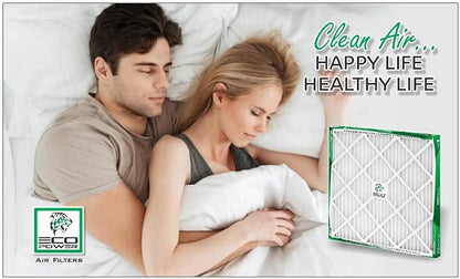 20x20x1 ECO POWER Air Filter MERV 10, Pleated HVAC AC Furnace Air Filters - Image 6