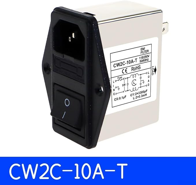 IEC Power Filter, Inlet Power Socket, IEC Socket Power Filter - Image 4