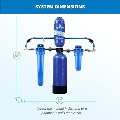 Aquasana Whole House Water Filter System | 1, 000 Gallons | Carbon & KDF Media - Image 5